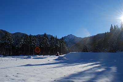 雪景色が最高にきれいでした。