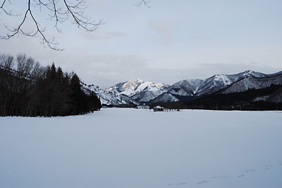 雪の上を歩くのはとても気持ち良いです。