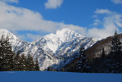 大源太山がきれいです。