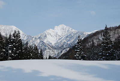 大源太山の山頂が顔を見せてくれました。