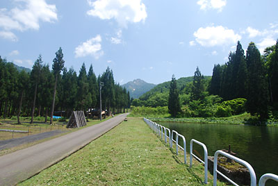 約１時間の草刈りで、すっきりしました。