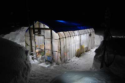 約３時間かかって除雪が終了しました。