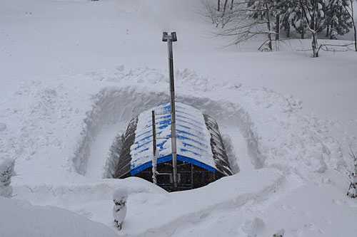 今シーズン4回目の除雪です。