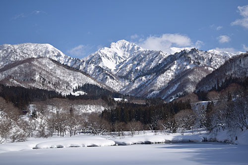 こってっぷき（猛吹雪）の後、晴れた雪景色最高です！