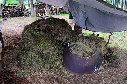 どのくらいの量の草木灰が出来るのだろう？