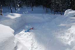 パイプハウス用の除雪