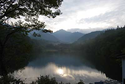 朝、大源太湖に行って来ました。