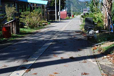 片付け前の道路その１