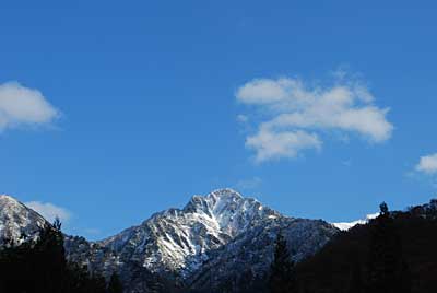 大源太山がきれいでした。